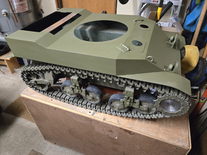 Hull with fresh paint