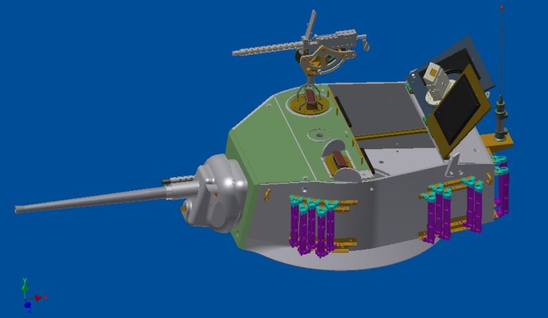 Turret CAD model