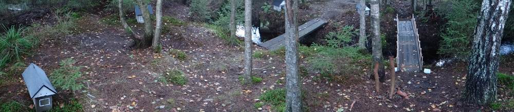 Panorama över en del av körytan